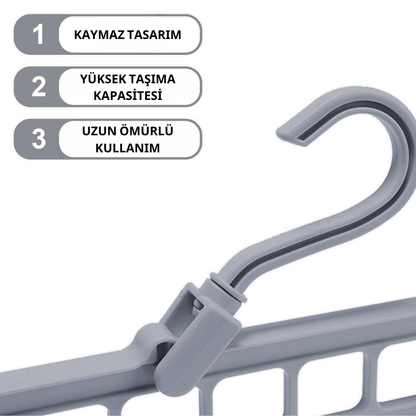 9 Bölmeli Sihirli  Askı